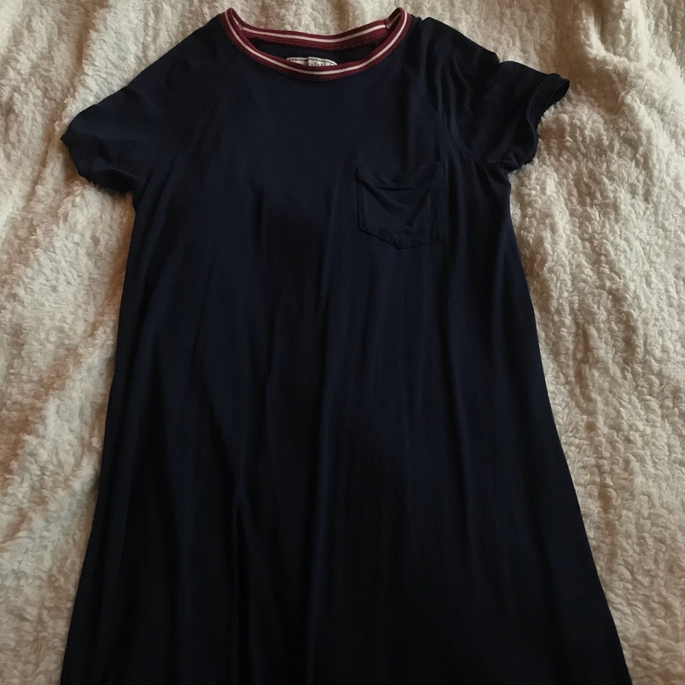 Navy tshirt dress